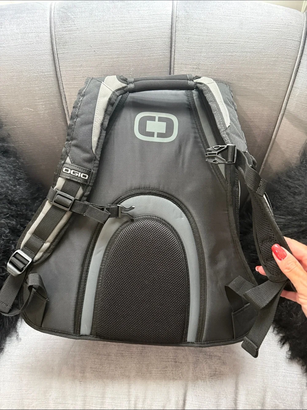 OGIO Black and Gray Men's Backpack